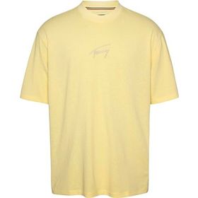 Tommy Hilfiger Tjm Ovz Signature Gd Tee Sarı Erkek T-shirt