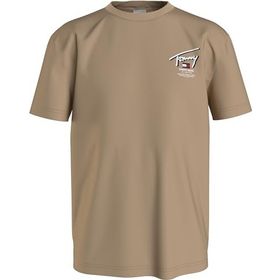 Tommy Hilfiger Tjm Reg 3D Street Signtr Tee Ext Bej Erkek T-shirt