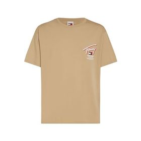 Tommy Hilfiger Tjm Reg 3D Street Signtr Tee Ext Bej Erkek T-shirt