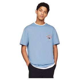Tommy Hilfiger Tjm Reg 3D Street Signtr Tee Ext Mavi Erkek T-shirt