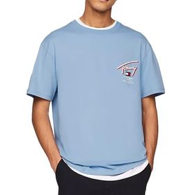 Tommy Hilfiger Tjm Reg 3D Street Signtr Tee Ext Mavi Erkek T-shirt