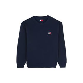 Tommy Hilfiger TJM Reg Badge Crew Ext Mavi Erkek Sweatshirt