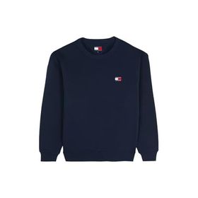 Tommy Hilfiger TJM Reg Badge Crew Ext Mavi Erkek Sweatshirt