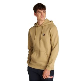 Tommy Hilfiger TJM Reg Badge Hoodie EXT Bej Erkek Sweatshirt