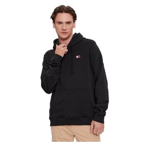 Tommy Hilfiger TJM Reg Badge Hoodie EXT Siyah Erkek Sweatshirt