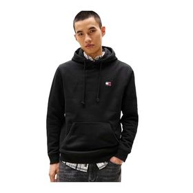 Tommy Hilfiger TJM Reg Badge Hoodie EXT Siyah Erkek Sweatshirt