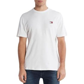 Tommy Hilfiger TJM Reg Badge Tee Ext Beyaz Erkek T-shirt