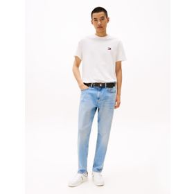 Tommy Hilfiger TJM Reg Badge Tee Ext Beyaz Erkek T-shirt