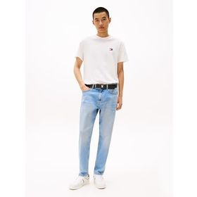 Tommy Hilfiger TJM Reg Badge Tee Ext Beyaz Erkek T-shirt