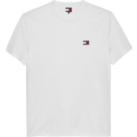 Tommy Hilfiger TJM Reg Badge Tee Ext Beyaz Erkek T-shirt