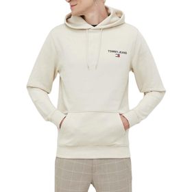 Tommy Hilfiger TJM Reg Entry Graphic Bej Hoodie Erkek Sweatshirt