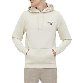 Tommy Hilfiger TJM Reg Entry Graphic Bej Hoodie Erkek Sweatshirt