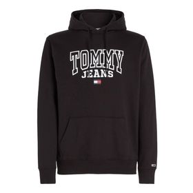 Tommy Hilfiger TJM Reg Entry Graphic Siyah Hoodie Erkek Sweatshirt