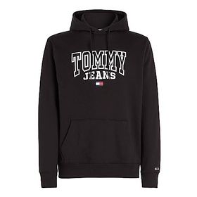 Tommy Hilfiger TJM Reg Entry Graphic Siyah Hoodie Erkek Sweatshirt