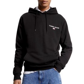 Tommy Hilfiger TJM Reg Entry Graphic Siyah Hoodie Erkek Sweatshirt