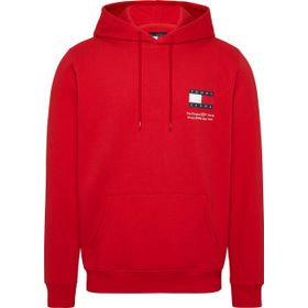 Tommy Hilfiger TJM Reg Essential Flag Hood EXT Kırmızı Erkek Sweatshirt