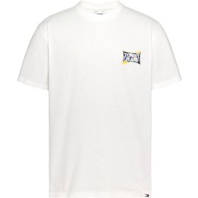 Tommy Hilfiger Tjm Reg Flower Power Tee Beyaz Erkek T-shirt