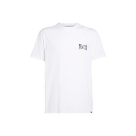Tommy Hilfiger Tjm Reg Flower Power Tee Beyaz Erkek T-shirt