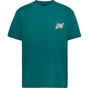 Tommy Hilfiger Tjm Reg Flower Power Tee Mavi Erkek T-shirt