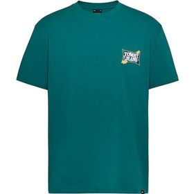 Tommy Hilfiger Tjm Reg Flower Power Tee Mavi Erkek T-shirt
