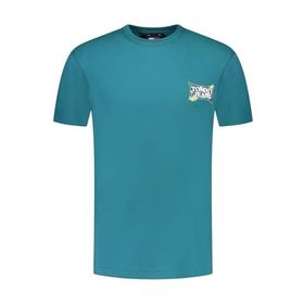 Tommy Hilfiger Tjm Reg Flower Power Tee Mavi Erkek T-shirt