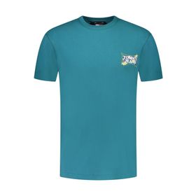 Tommy Hilfiger Tjm Reg Flower Power Tee Mavi Erkek T-shirt