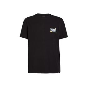 Tommy Hilfiger Tjm Reg Flower Power Tee Siyah Erkek T-shirt