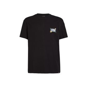 Tommy Hilfiger Tjm Reg Flower Power Tee Siyah Erkek T-shirt
