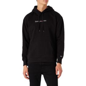 Tommy Hilfiger TJM Reg Linear Hoodie Siyah Erkek Sweatshirt