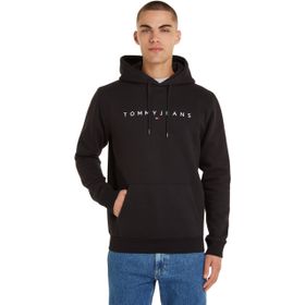 Tommy Hilfiger TJM Reg Linear Hoodie Siyah Erkek Sweatshirt
