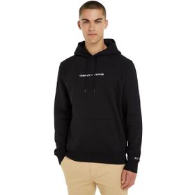 Tommy Hilfiger TJM Reg Linear Hoodie Siyah Erkek Sweatshirt