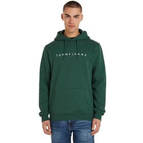 Tommy Hilfiger TJM Reg Linear Logo Hoodie EXT Yeşil Erkek Sweatshirt