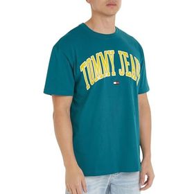 Tommy Hilfiger Tjm Reg Popcolor Varsity Tee Ext Mavi Erkek T-shirt