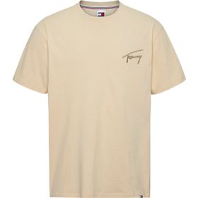 Tommy Hilfiger Tjm Reg Signature Tee Ext Bej Erkek T-shirt