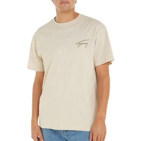 Tommy Hilfiger Tjm Reg Signature Tee Ext Bej Erkek T-shirt