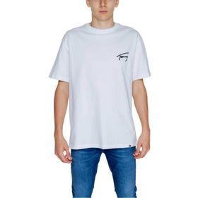 Tommy Hilfiger TJM Reg Signature Tee Ext Beyaz Erkek T-shirt