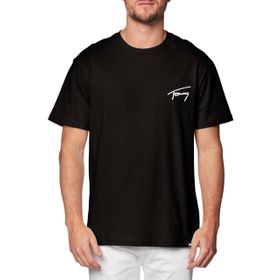 Tommy Hilfiger Tjm Reg Signature Tee Ext Siyah Erkek T-shirt