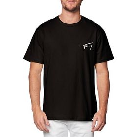 Tommy Hilfiger Tjm Reg Signature Tee Ext Siyah Erkek T-shirt