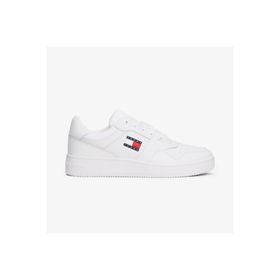 Tommy Hilfiger Tjm Retro Basket Ess Beyaz Erkek Klasik Sneaker