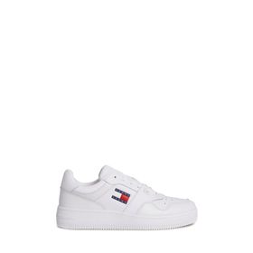 Tommy Hilfiger Tjm Retro Basket Ess Beyaz Erkek Klasik Sneaker