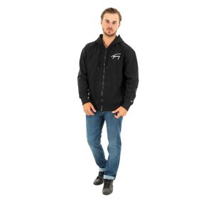 Tommy Hilfiger TJM Signature Zip Thru Siyah Erkek Sweatshirt