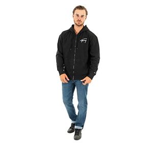 Tommy Hilfiger TJM Signature Zip Thru Siyah Erkek Sweatshirt