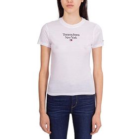 Tommy Hilfiger TJW BBY Essential LOGO 1 SS Beyaz Kadın T-shirt