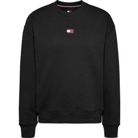 Tommy Hilfiger TJW BXY BADGE CREW EXT Siyah Kadın Sweatshirt
