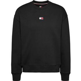 Tommy Hilfiger TJW BXY BADGE CREW EXT Siyah Kadın Sweatshirt