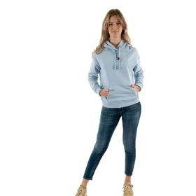 Tommy Hilfiger TJW BXY Badge Hoodie EXT Mavi Kadın Sweatshirt
