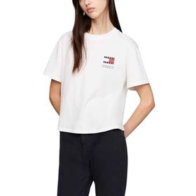 Tommy Hilfiger TJW BXY GRAPHIC FLAG TEE Beyaz Kadın T-shirt