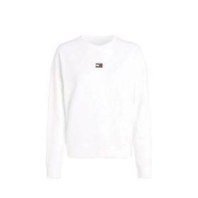 Tommy Hilfiger Tjw Bxy Xs Badge Crew Beyaz Kadın Sweatshirt