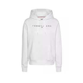 Tommy Hilfiger TJW Reg Linear Hoodie EXT Beyaz Kadın Sweatshirt