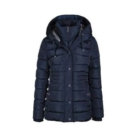 Tommy Hilfiger TW2MP121-NAVY Lacivert Puffer Kapüşonlu Kadın Mont